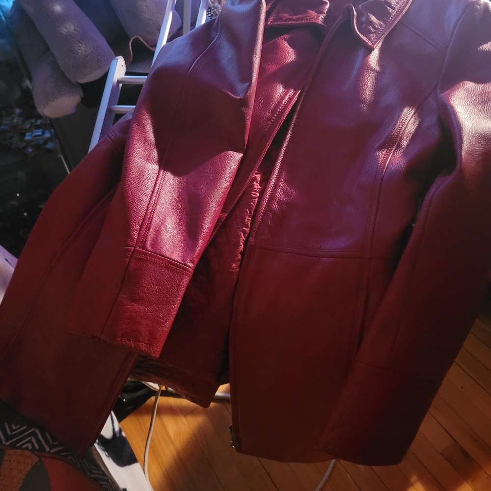 Leather jacket